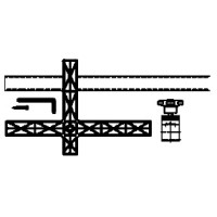 Запасная часть. крестообразная опорная пластина для TU Bessey 3100934